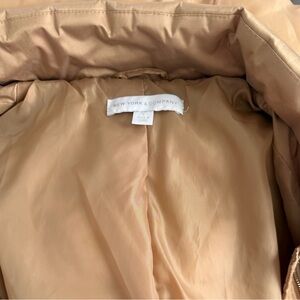 New York & Company Beige Outerwear